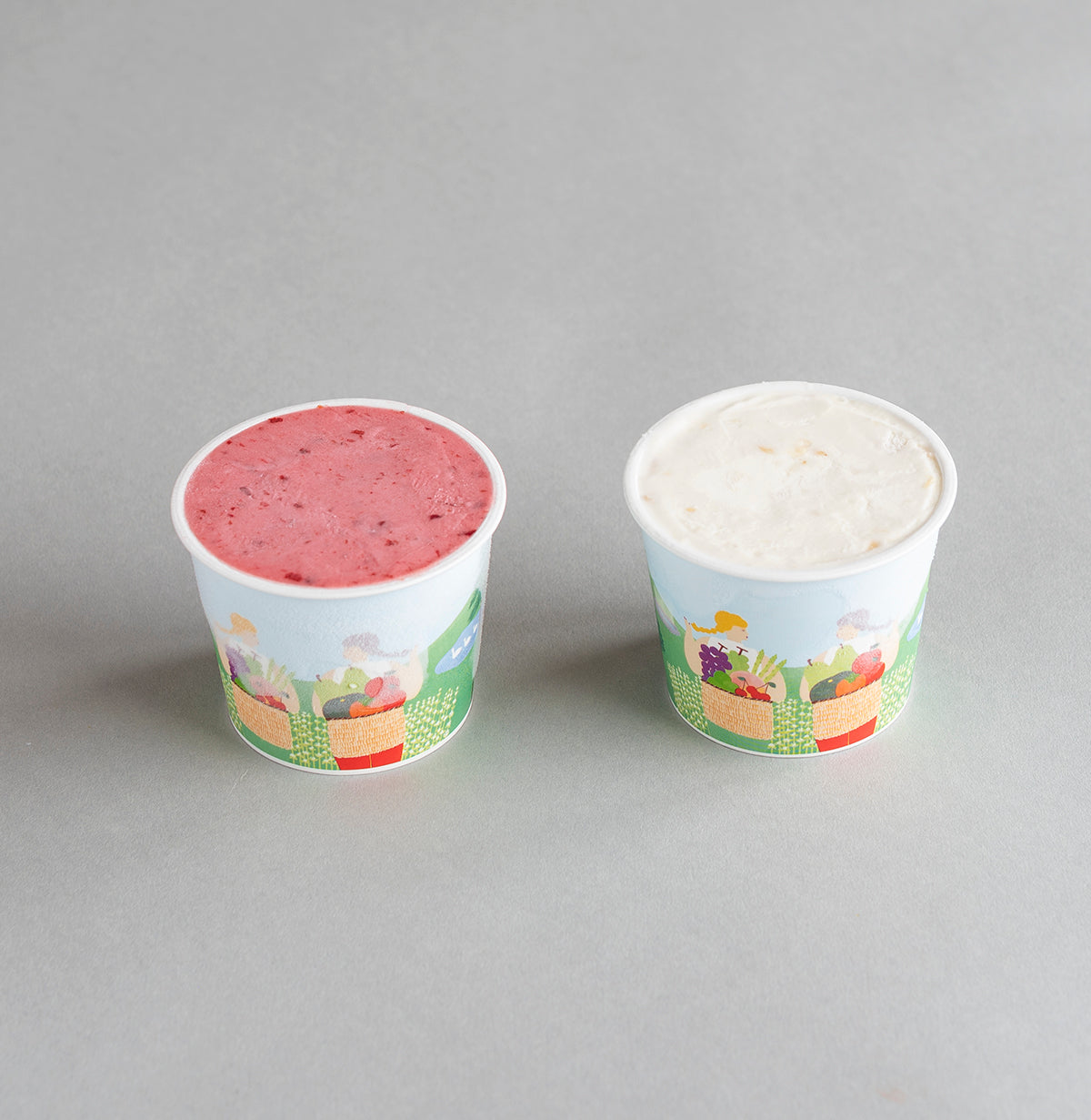 黒澤ファーム有機玄米&翠玉園さくらんぼ2種のソルベ/6個入セット